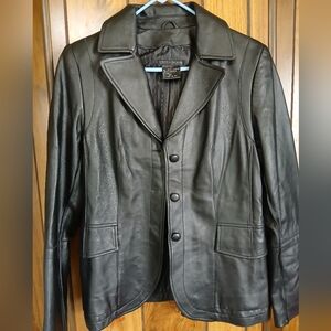 Pamela Dennis Private Client Group Leather Jacket Size Small